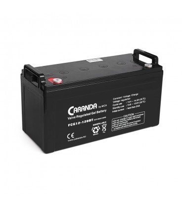 Акумуляторна батарея MCA FCG12-120BT GEL 12 V 120 Ah (331 x 174 x 214), 33 kg