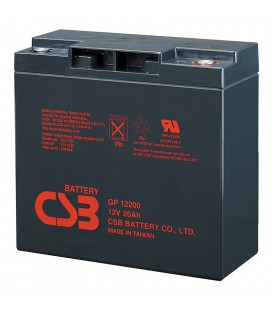 Акумуляторна батарея CSB GP12200, 12V 20Ah (181х77х167 мм), Q4