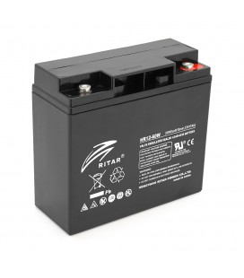 Акумуляторна батарея AGM RITAR HR12-60W, Black Case, 12V 17.0Ah ( 181 х 77 х 167 (167 ) 4.80 kg Q4