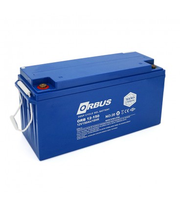 Акумуляторна батарея ORBUS CG12150 GEL 12 V 150 Ah (485 x 172 x 240) Blue 47kg Q1/34