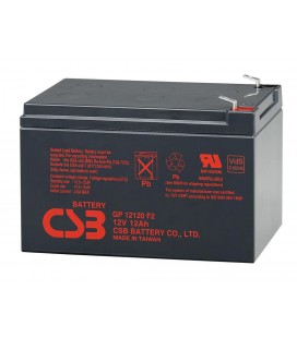 Акумуляторна батарея CSB GP12120F2, 12V 12Ah (151х98х100мм), Box/Q6