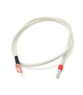 Кабель для підключення АКБ довжина 100см, провід мідний ПВ-3/КГНВ Одесакабель, 16мм2 клема М8 (мідь) - НШВІ