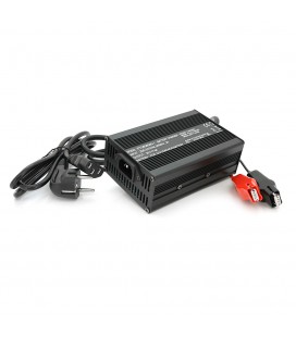 Зарядний пристрій для акумулятора AGM 36V,6A,+ крокодили,135x90x50mm