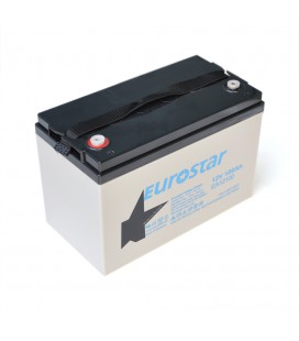 Акумуляторна батарея AGM EUROSTAR EA12100, Gray Case, 12V 100.0Ah (345 x 180 x 270), 28,2 кг, Q1