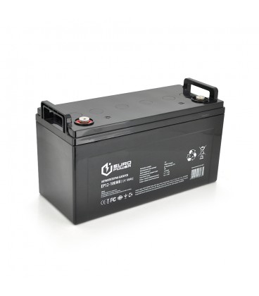 Акумуляторна батарея EUROPOWER AGM EP12-100M8 12 V 100 Ah (329 х 172 х 218) Black Q1