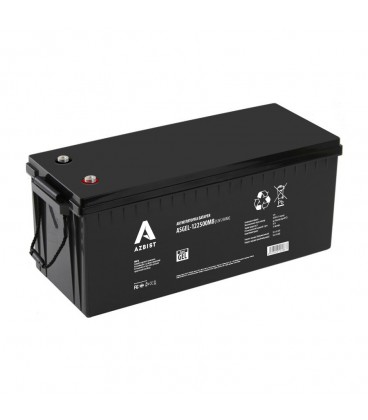 Акумулятор AZBIST Super GEL ASGEL-122500M8, Black Case, 12V 250.0Ah (522 x 269 x 219) Q1