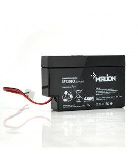 Акумуляторна батарея MERLION AGM GP1208СС 12 V 0,8Ah (95 х 23 х 60) Q40