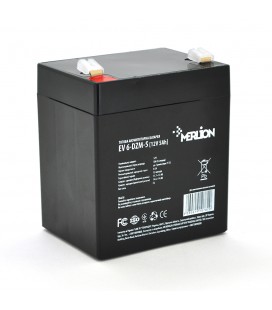 Тягова акумуляторна батарея Merlion EV 6-DZM-5, 12V 5Ah F2 (90*70*101), Q10