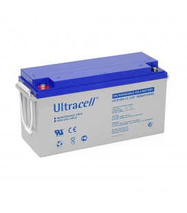 Акумуляторна батарея Ultracell UCG150-12 GEL 12 V 150 Ah (485 x 170 x 240) White Q1/34