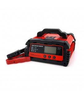 Автоматичне ЗУ для акумулятора DEMUDA 12V/24V (WET, AGM, GEL), AC110/220V, DC14,8В/29,6В, Струм заряду 12V/20A, 24V/10A, LCD, кр