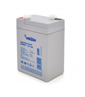 Акумуляторна батарея MERLION AGM GP645F1 6V 4.5Ah ( 70 x 47 x 100 (105)) , 0.665 kg, Grey, Q20/2400