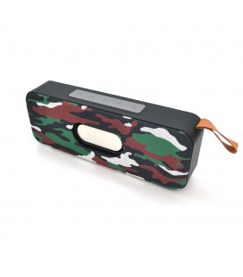 Колонка T6 Bluetooth 4.1 до 10m, 1х3W, 4Ω, 600mAh, ≥90dB, TF card/USB, DC 5V, Camouflage