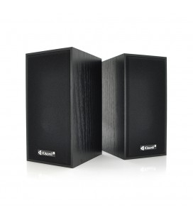 Колонки 2.0 Kisonli T-004 для ПК и ноутбука, USB + 3.5mm, 2x3W, 20Hz- 20KHz, Black, BOX, Q40