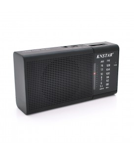 Радіо Knstar KB-800, FM/AM/SW радіо, Black, Box