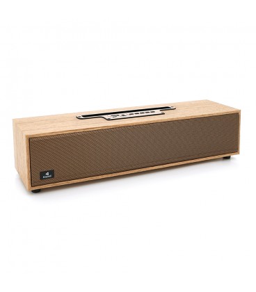 Колонка Kisonli G11 Bluetooth 5.0, 2х5W, 1200mAh, ≥90dB, USB/TF/BT/FM/AUX, DC: 5V, Wooden, BOX, Q20