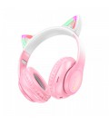 Бездротові навушники Bluetooth HOCO W42, White/Pink, Box