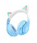 Бездротові навушники Bluetooth HOCO W42, White/Blue, Box