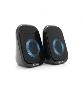 Колонки 2.0 Kisonli X7 для ПК и ноутбука, USB + 3.5mm, 2x3W, 20Hz- 20KHz, Black