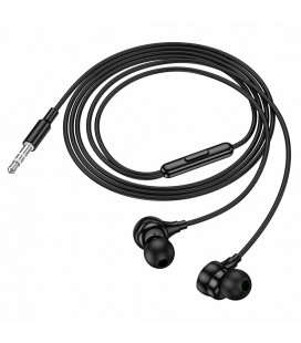 Наушники проводные HOCO M116, разъем Jack3.5, 1.2m, Black, Box