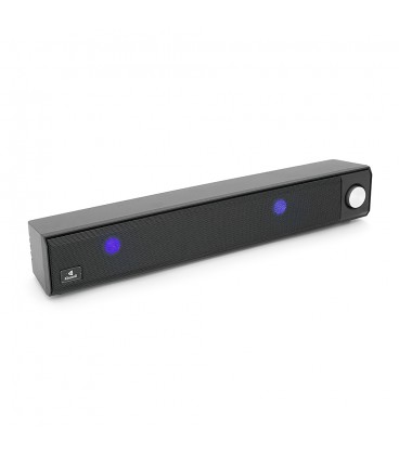 Колонка Kisonli LED-909 Bluetooth 5.0, 2х5W, 1200mAh, USB/TF/BT/FM/AUX, DC: 5V/1A, Black, BOX, Q40