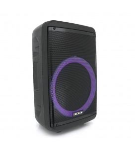 Мощная акустическая система с подсветкой ZXX-7878, 60W, 2 Bluetooth микрофона, встроенный аккум 12B 5A, питание 220в, Black, Box