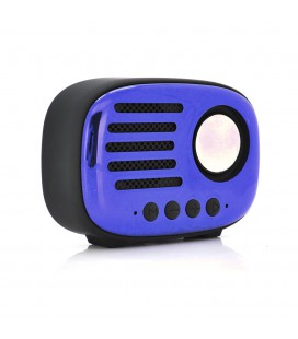 Колонка A4 Bluetooth 4.1 до 10m, 1х5W, 4Ω, 600mAh, ≥90dB, TF card/USB, DC 5V, Blue