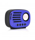 Колонка A4 Bluetooth 4.1 до 10m, 1х5W, 4Ω, 600mAh, ≥90dB, TF card/USB, DC 5V, Blue