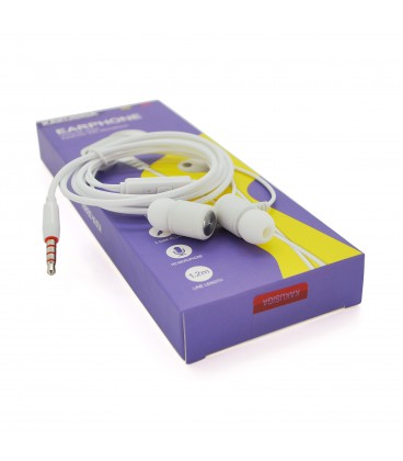 Наушники проводные iKAKU KSC-666 KUYA с микрофоном, White, Bох