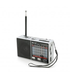 Радіоприймач GOLON RX-8866, LED, 2x3W, FM радіо, корпус пластмас, Mix Color, BOX