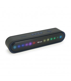 Колонка Kisonli LED-915 Bluetooth 5.0, 2х5W, 1200mAh, USB/TF/BT/FM/AUX, DC: 5V/1A, Blue, BOX, Q30