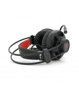 Игровые наушники с микрофоном Fantech HG13, Black,USB подсветка, Color Box (226*205*114) 0,48кг