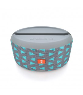 Колонка F22 Bluetooth 4.1 до 10m, 2х4W, 4Ω, 1200mAh, ≥90dB, TF card/USB, DC 5V, Blue-grey