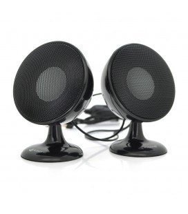 Колонки 2.0 Kisonli S-888 для ПК и ноутбука, USB + 3.5mm, 2x3W, 20Hz- 20KHz, Black, BOX, Q60