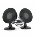 Колонки 2.0 Kisonli S-888 для ПК и ноутбука, USB + 3.5mm, 2x3W, 20Hz- 20KHz, Black, BOX, Q60