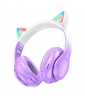Бездротові навушники Bluetooth HOCO W42, White/Purple, Box