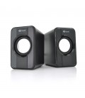 Колонки 2.0 Kisonli S-444 для ПК і ноутбука, USB + 3.5mm, 2x3W, 20Hz- 20KHz, Black, BOX, Q60
