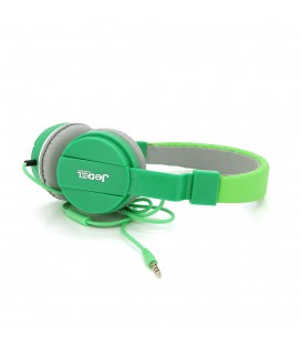 Наушники проводные Jedel WAVE6, с микрофоном, Green, Box