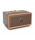 Колонка Kisonli G1 Bluetooth 5.0, 2х10W, 1500mAh, USB/TF/BT/FM/AUX, DC: 5V, Dark wood (Brown), BOX, Q24