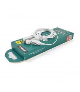 Навушники провідні iKAKU KSC-398 MUYA з мікрофоном, White, Bох