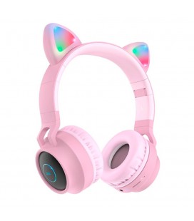 Беспроводные Bluetooth наушники HOCO W27, Pink, Box