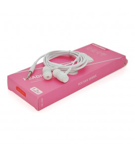 Навушники провідні iKAKU KSC-381 YOUYAN з мікрофоном, White, Blister-bох