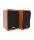 Колонки Kisonli X23BT, 2x5W, USB/AUX/BT, DC: 5V/1-2A, Wooden, BOX, Q12