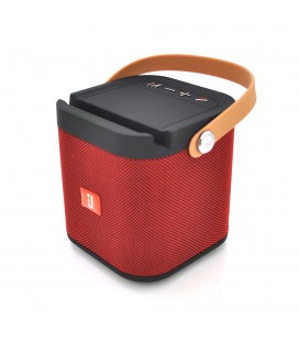 Колонка J12 Bluetooth 4.1 до 10m, 1х3W, 4Ω, 600mAh, ≥90dB, TF card/USB, DC 5V, Red