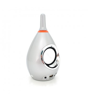 Колонка ZL05 Bluetooth 4.1 до 10m, 1х5W, 4Ω, 1200mAh, ≥90dB, TF card/USB, DC 5V, Silver