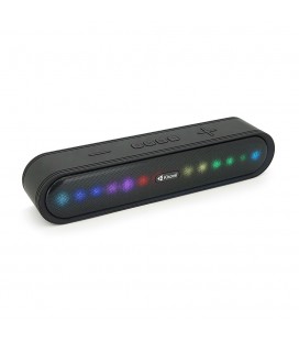 Колонка Kisonli LED-915 Bluetooth 5.0, 2х5W, 1200mAh, USB/TF/BT/FM/AUX, DC: 5V/1A, Black, BOX, Q30