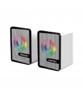 Колонки Fantech 2.0 USB GS-203 SPACE EDITION, White, Color Box