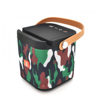 Колонка J12 Bluetooth 4.1 до 10m, 1х3W, 4Ω, 600mAh, ≥90dB, TF card/USB, DC 5V, Camouflage