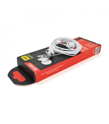 Навушники провідні iKAKU KSC-402 BAILING з мікрофоном, White, Bох