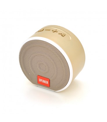 Колонка T8 Bluetooth 4.1 до 10m, 1х3W, 4Ω, 600mAh, ≥90dB, TF card/USB, DC 5V, Gold