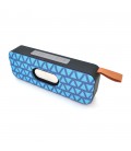 Колонка T6 Bluetooth 4.1 до 10m, 1х3W, 4Ω, 600mAh, ≥90dB, TF card/USB, DC 5V, Blue